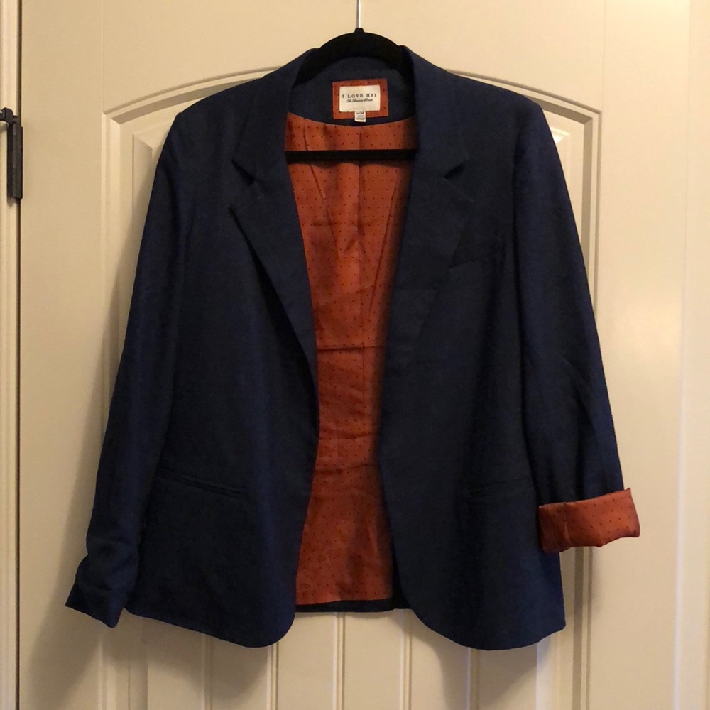 H&M Navy Lined Blazer